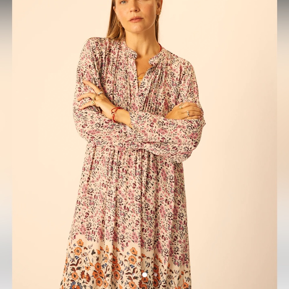 NWT Natalie Martin SAMMIE SHORT DRESS Petite Fleur Rose
